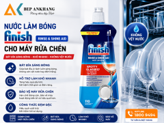 Nước làm bóng chén bát Finish Rinse & Shine Aid - Dùng cho máy rửa chén bát chai 400ml 